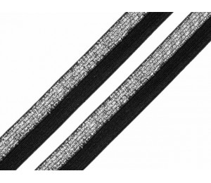 Falzgummi Breite 17 mm mit Lurex